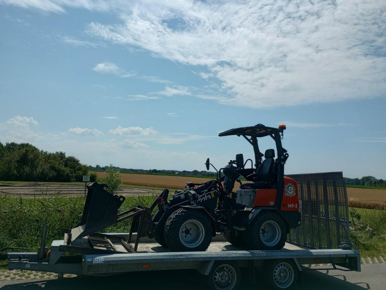 Rolsteiger op aanhanger