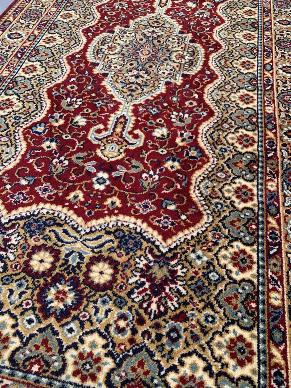 ❣️Super Leuk Sfeervol Vintage Vloerkleedje Zuiver Scheerwol ❣️