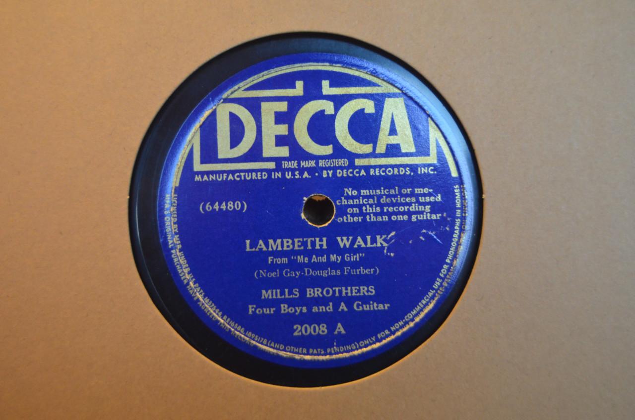 78 rpm Mills Brothers jaren '40 en '50 héél veel stuks. (8)