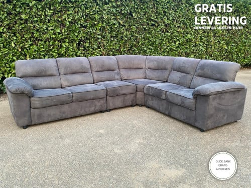 GRATIS LEVERING HEEL NL Mooie Stoffen Hoekbank