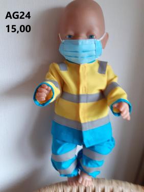 Poppenkleertjes baby born. Set ambulance. Opbrengst KiKa.