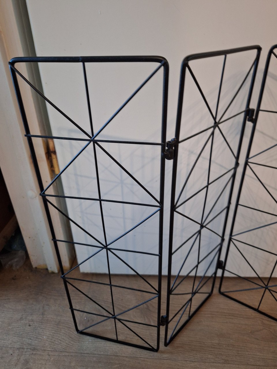2 metalen decoratie