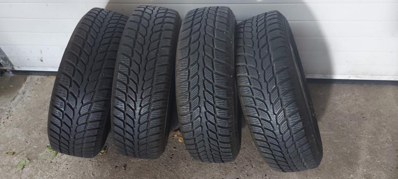 Set van 4 autovelgen met winterbanden