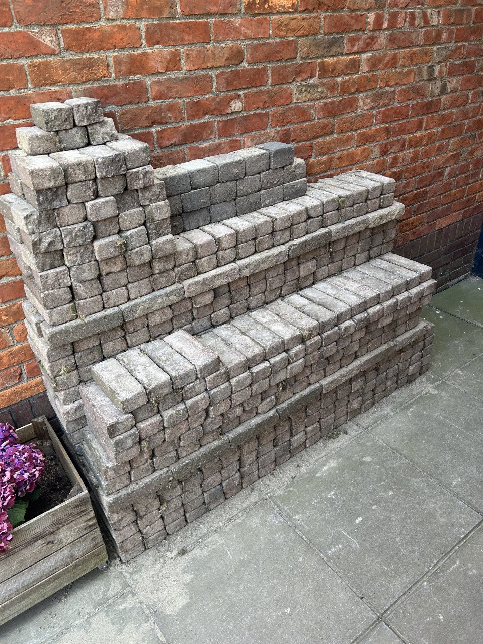 Gratis klinkers waalformaat mix 20x7x5