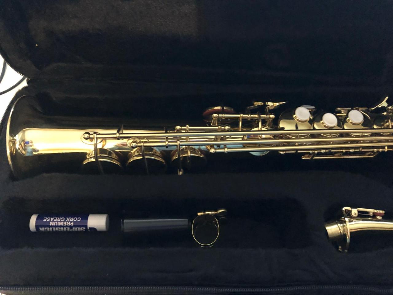 Blase rechte sopraan saxofoon