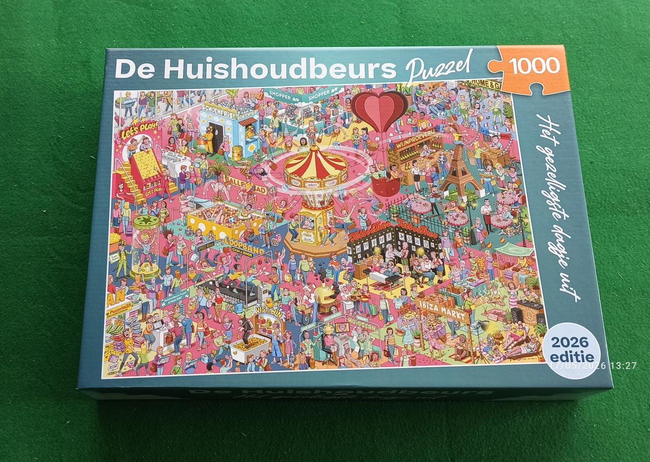 De Huishoudbeurs puzzel - 2026 editie - 1000 st - zoals nieuw