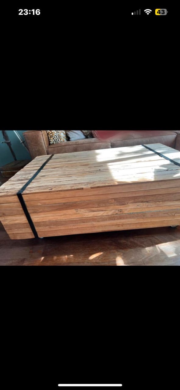 Salontafel teak hout