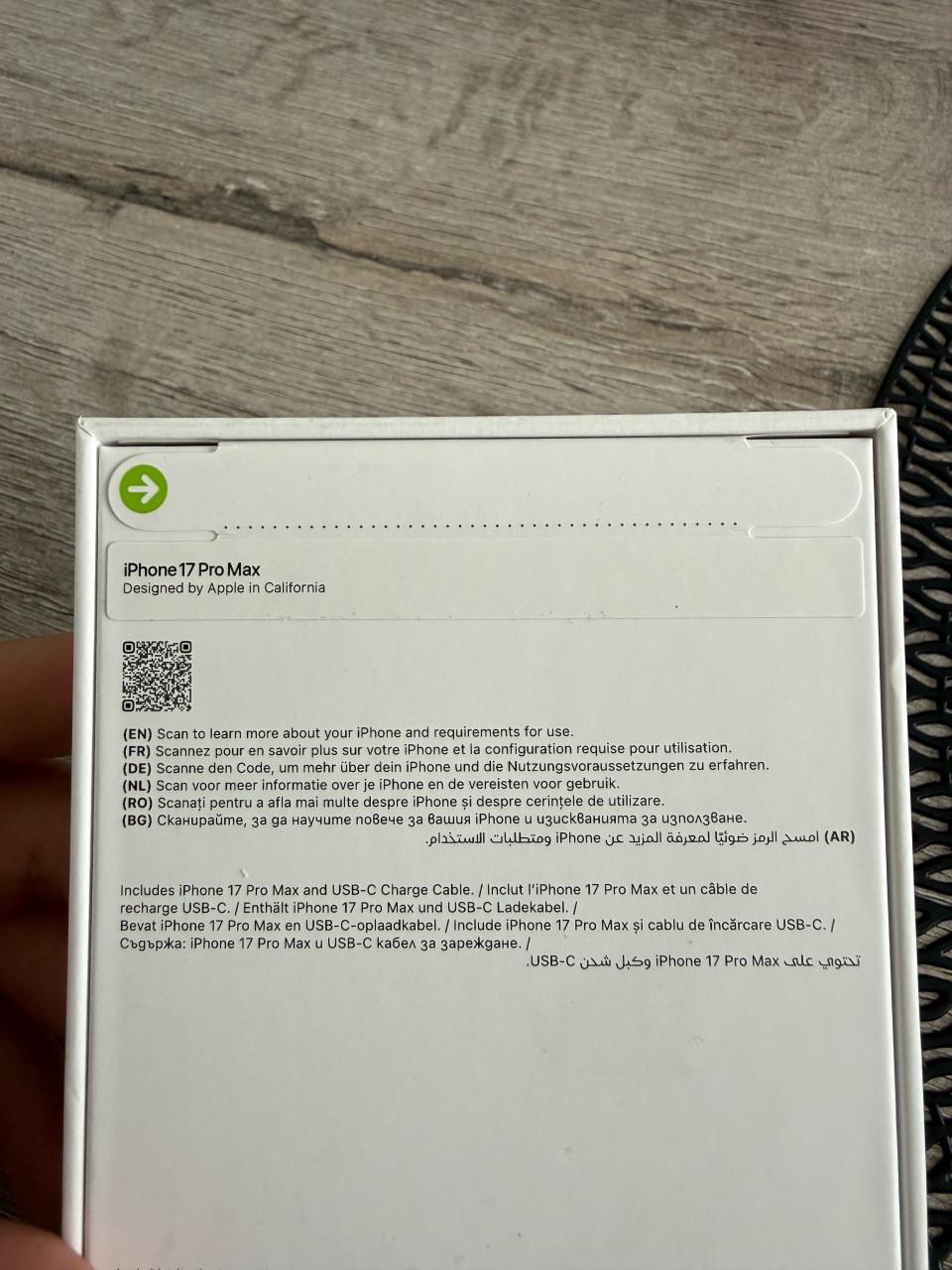 Iphone 17 pro max (512Gb) Gesealed