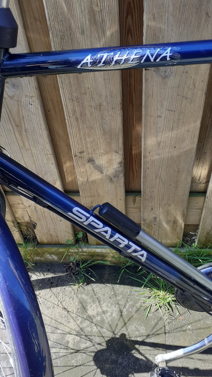 Super hoge Herenfiets 28inch ** SPARTA ** - 4 versn. Blauw 65cm. & ALTRA