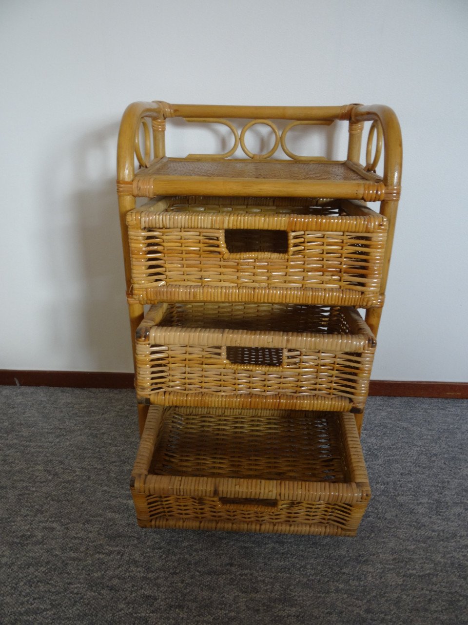 Rotan bamboe ladenkastje