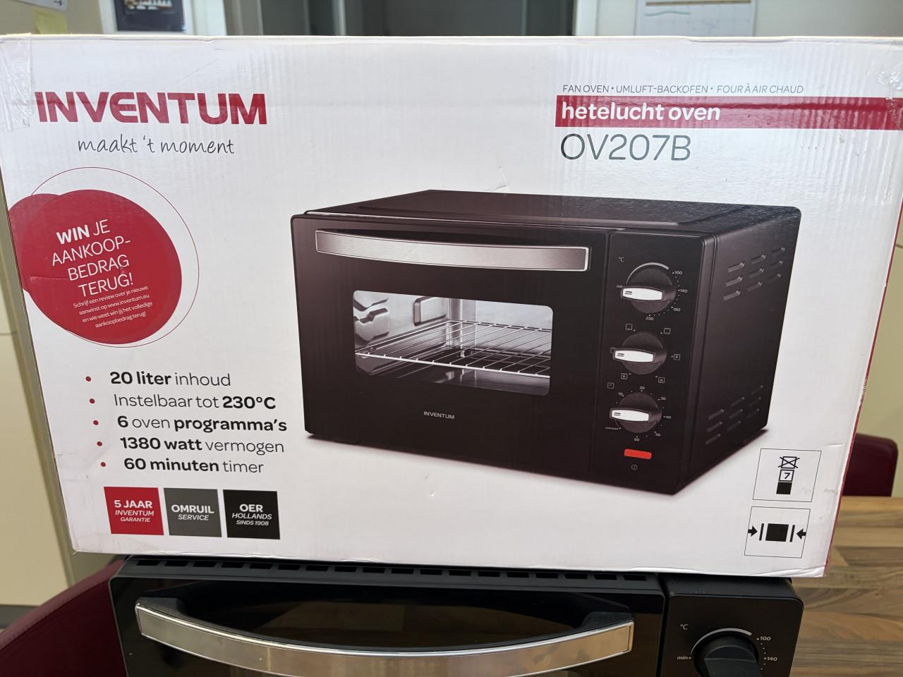 Hetelucht oven inventum