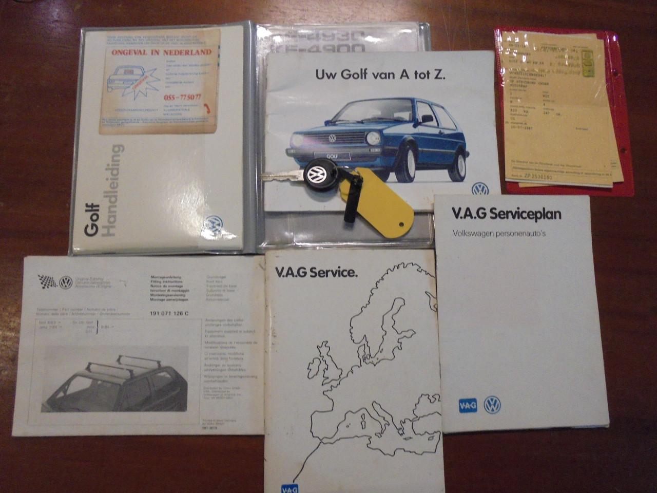 Golf 1.3 C UNIEK EENMALIG TE KOOP Bouwjaar 1987 in unieke conditie