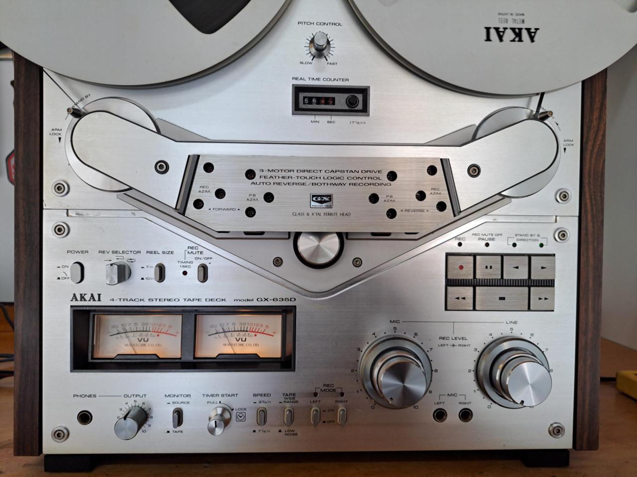Akai bandrecorder model GX-635D