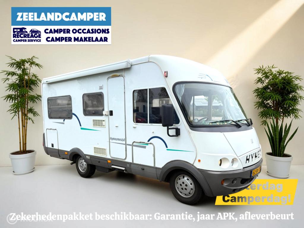 Hymer Onbekend b574 – ruime integraalcamper met vast bed én riant hefbed