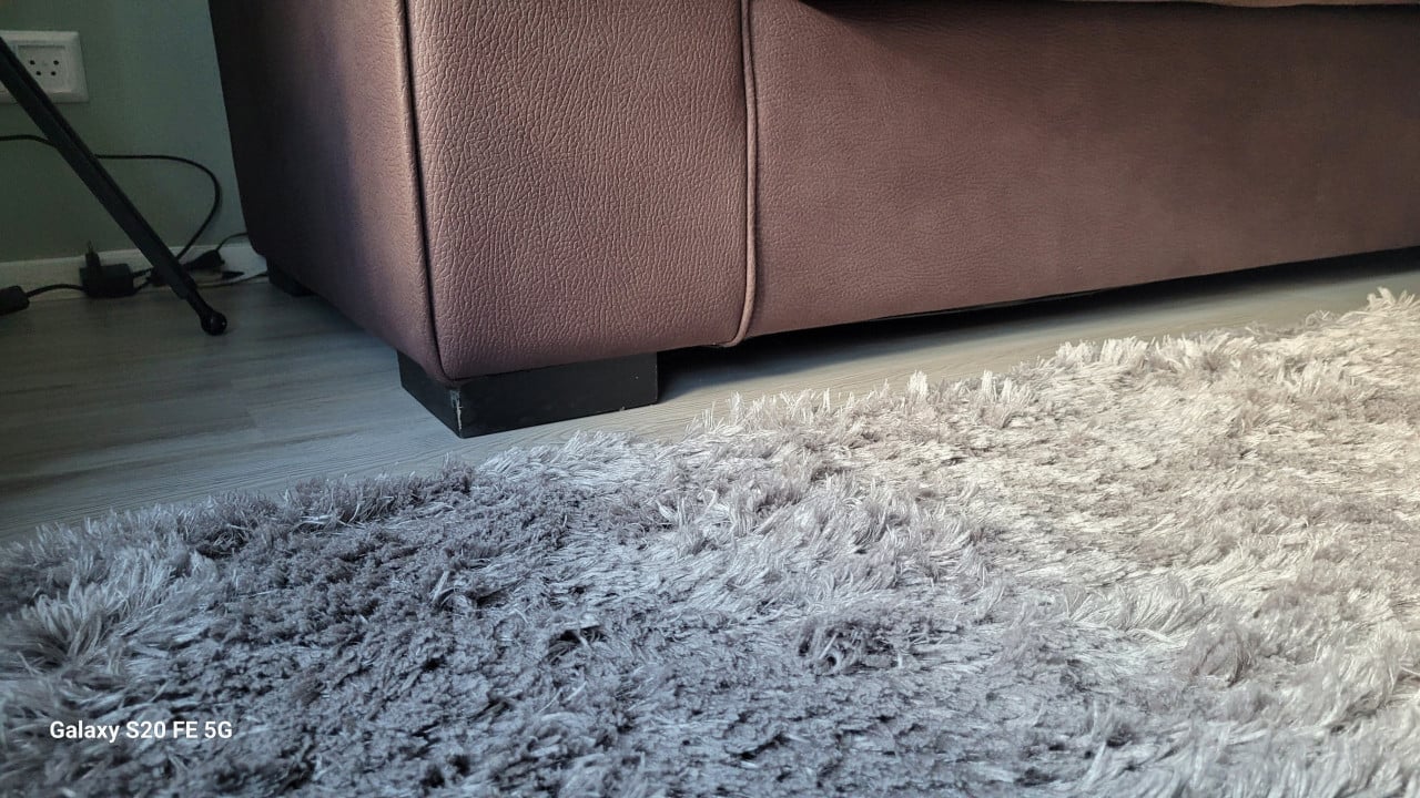 Hoekbank bruin largo-bycast lederen bekleding