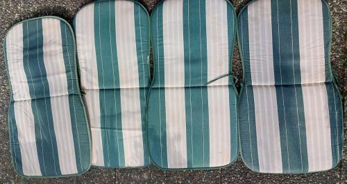 4 st Tuinstoelkussens 80 x 43 cm.