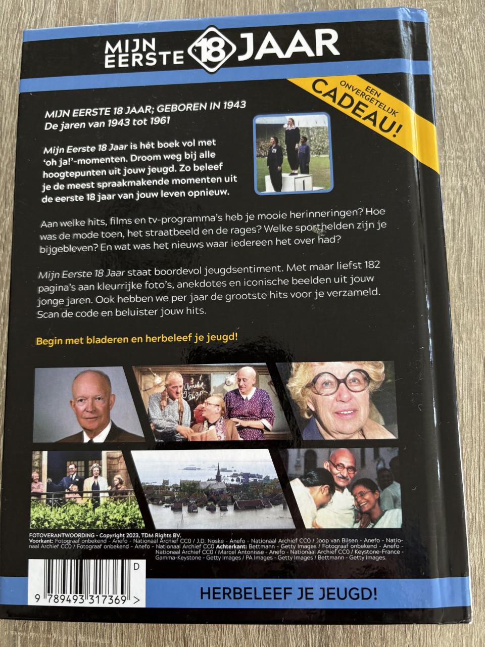 Geboren in 1943, Mijn eerste 18 jaar. Boek, nieuw.