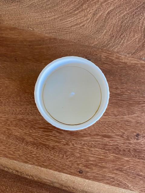 Zusss | Keramieken geurkaars kaars hartjes S | Wit