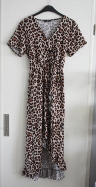 Panterprint jurk maat s-m