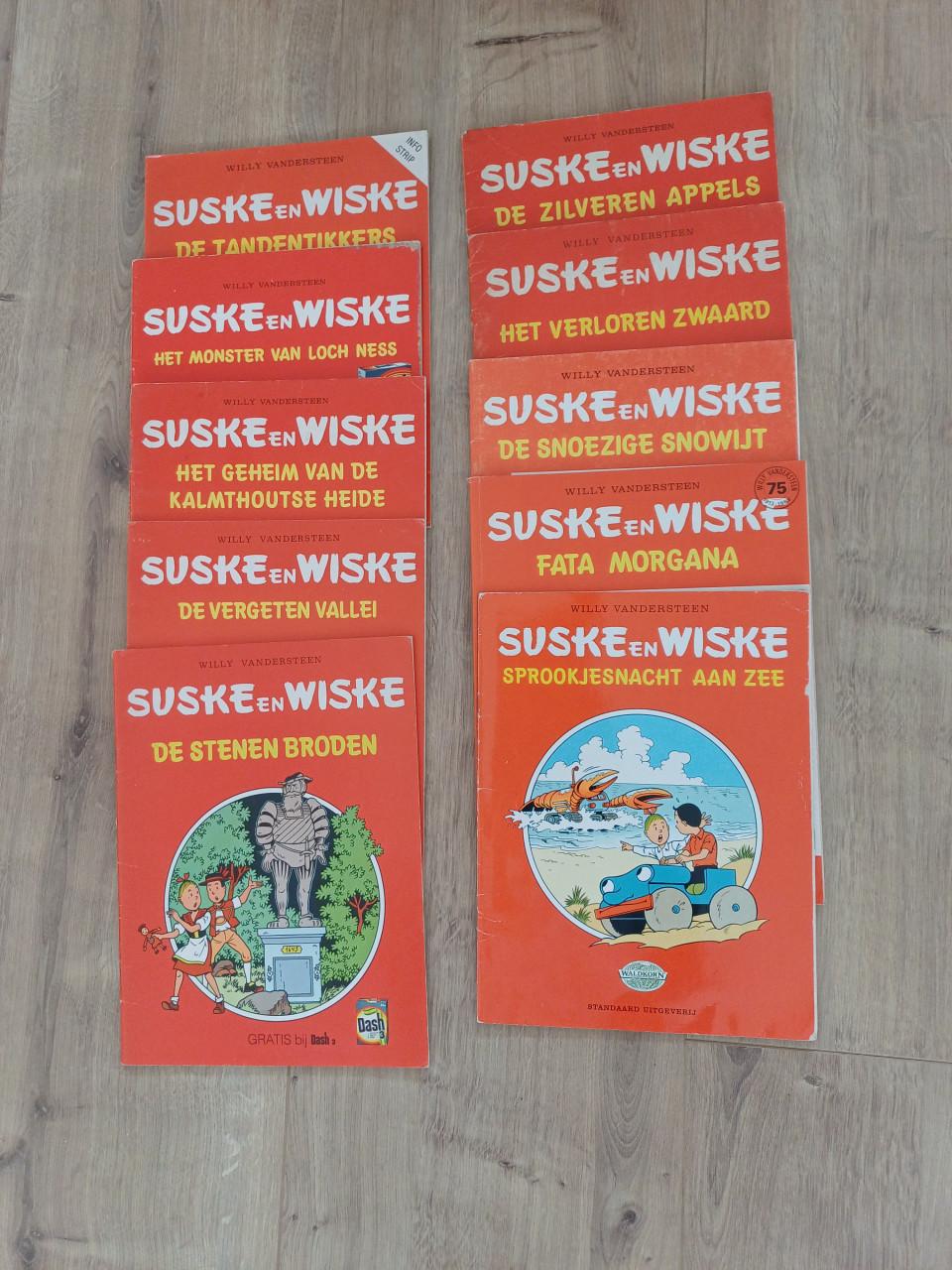 18 Suske en Wiskes en 10 reclamestrips