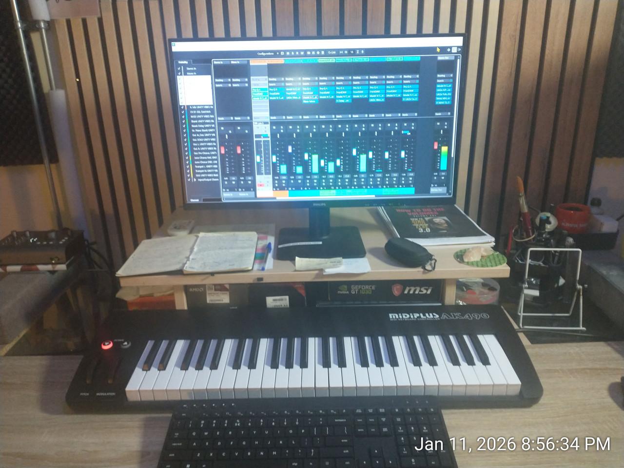 Midiplus AK490 Keyboard (Voor Midi Instrumenten)