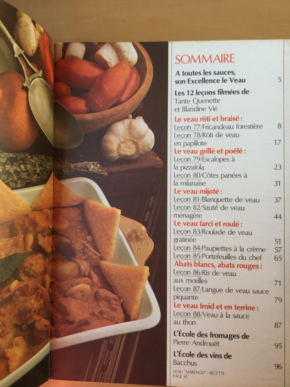 L'école de cuisine:N 7 Le veau de la tete
