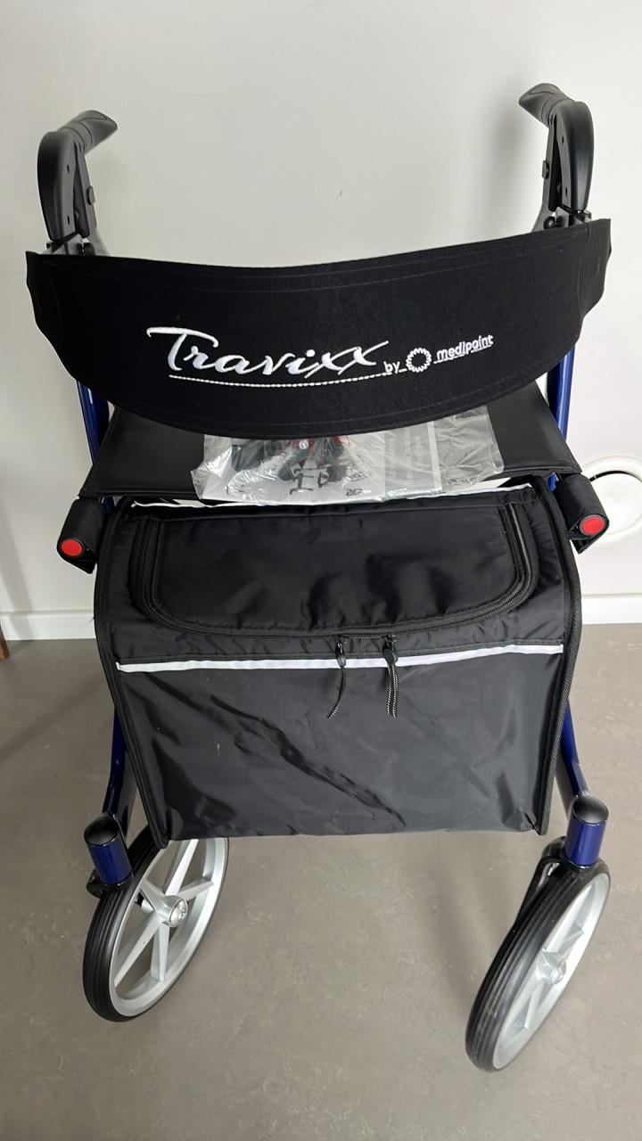 Rollator Travixx de luxe Dark Blue mt. M recent gekocht 2024