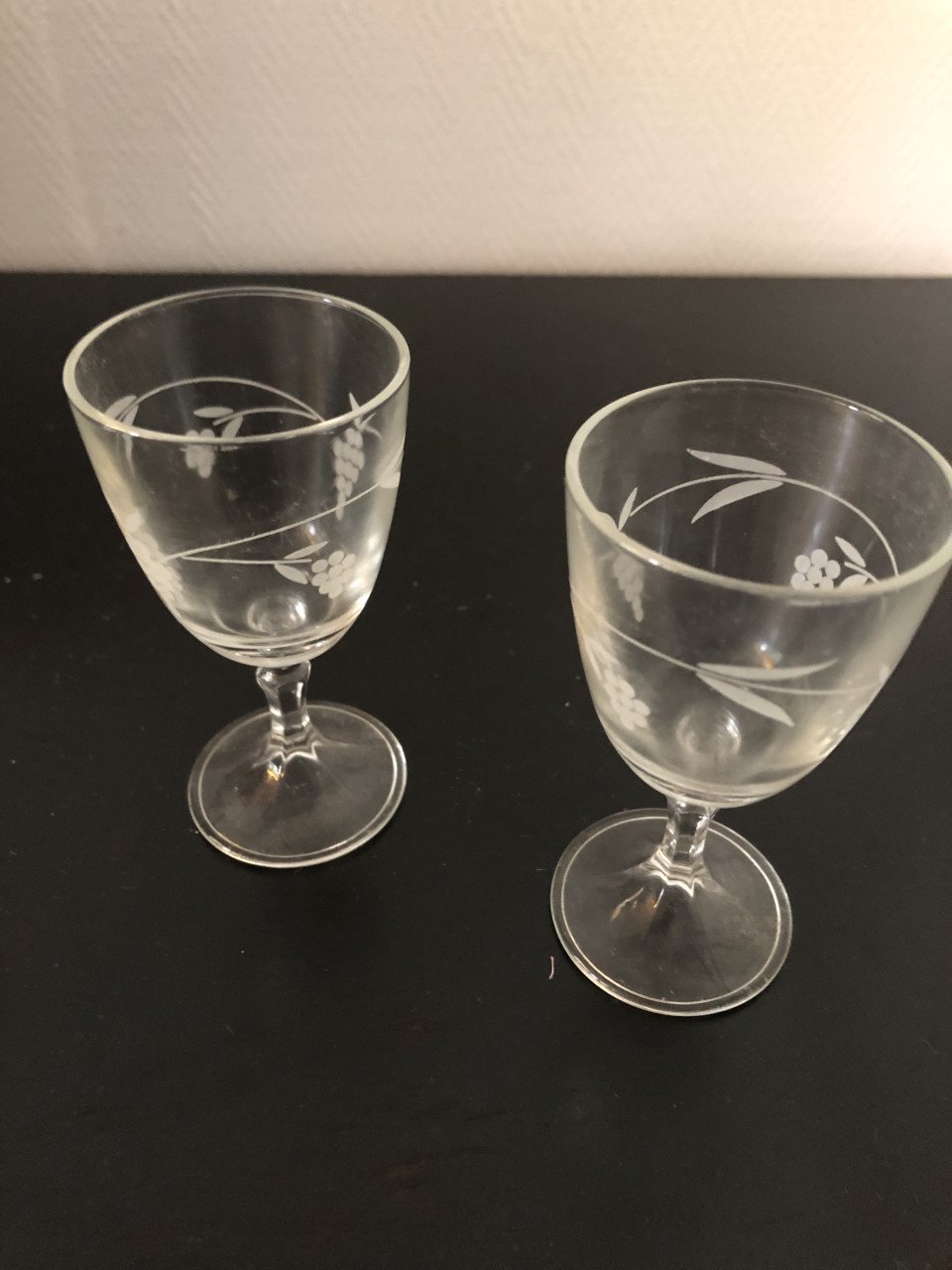 Oud glasservies Doyen