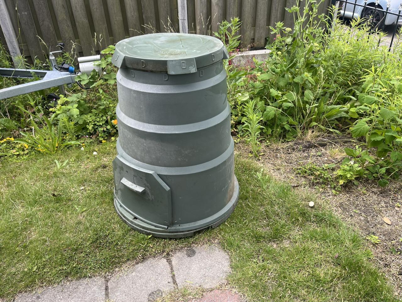 Compostbak, groen kunststof