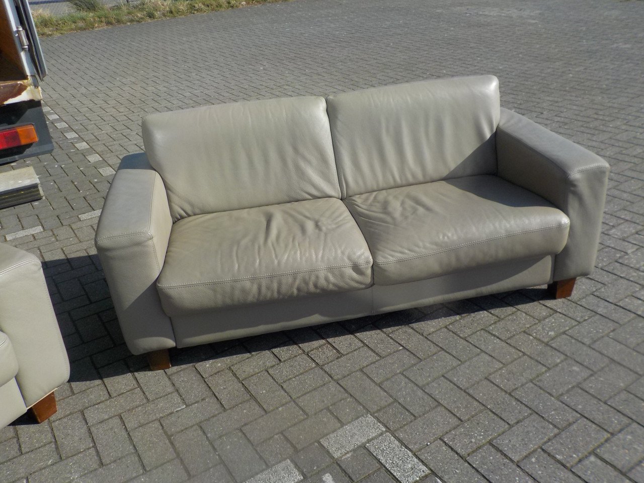 Bankstel 3 zits ( 188 cm ) + 2 Zits ( 158 cm ) in zeer goede staat