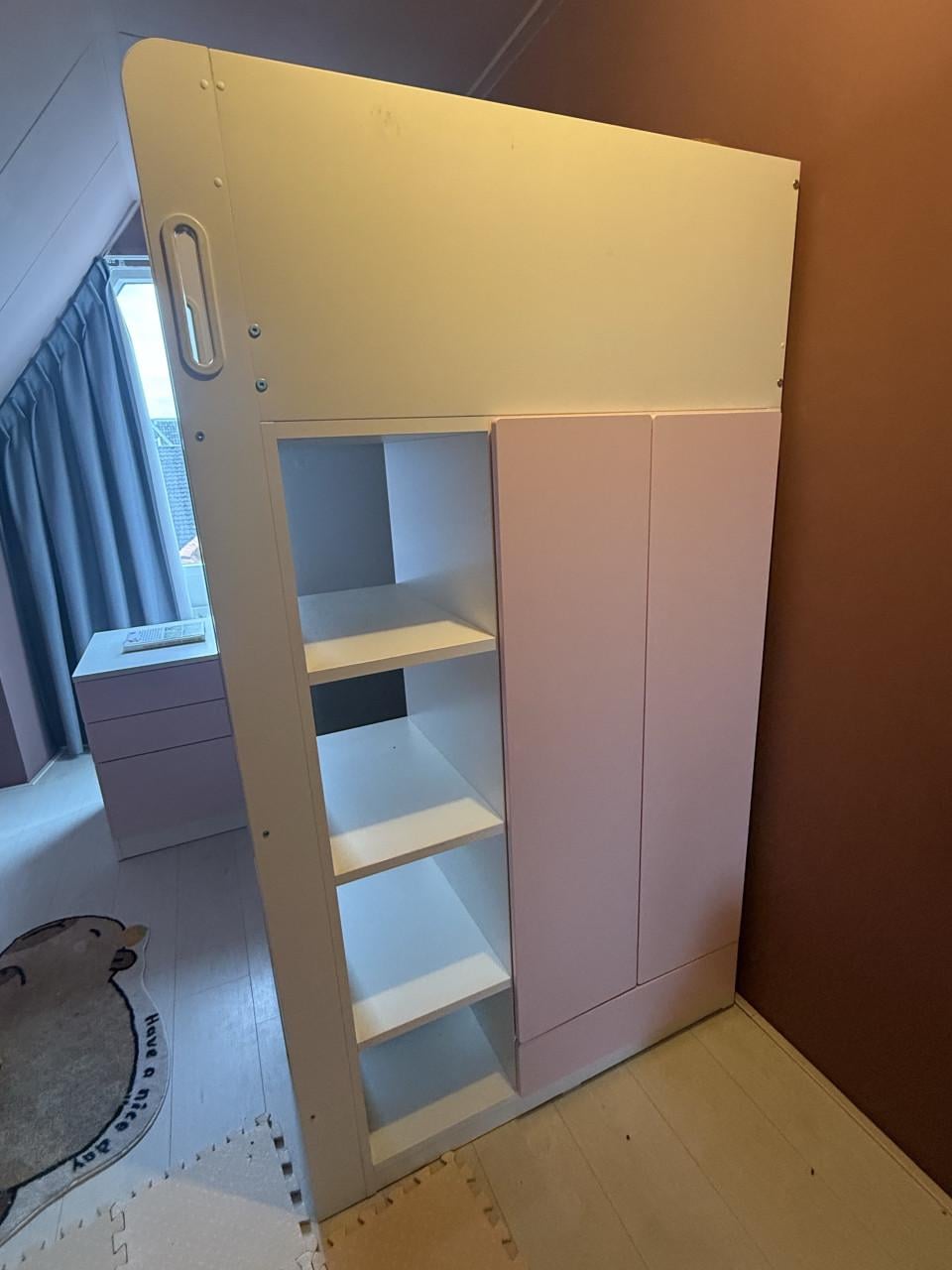 Hoogslaper Smastad ikea roze