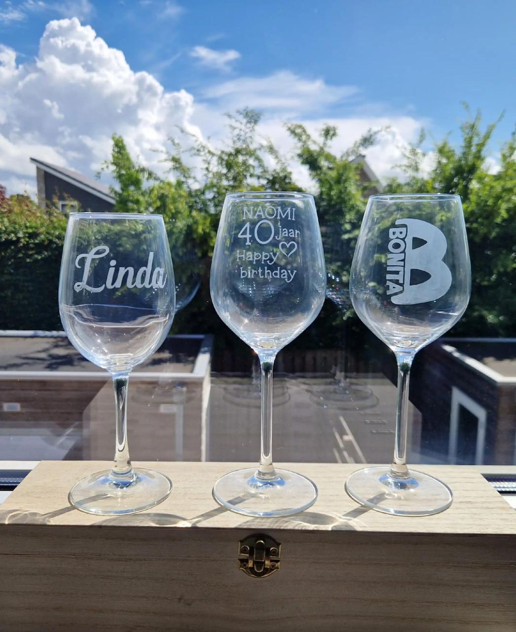 Cadeautip: gepersonaliseerde glazen