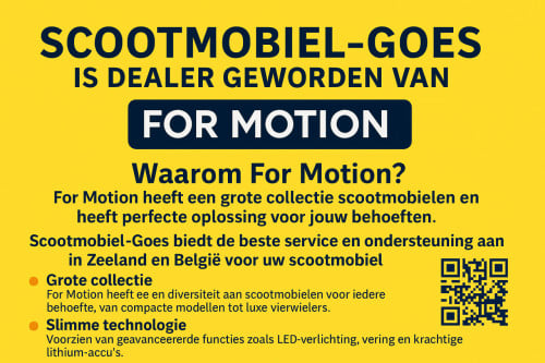 Scootmobiel-Goes is dealer van de ForMotion scootmobielen,