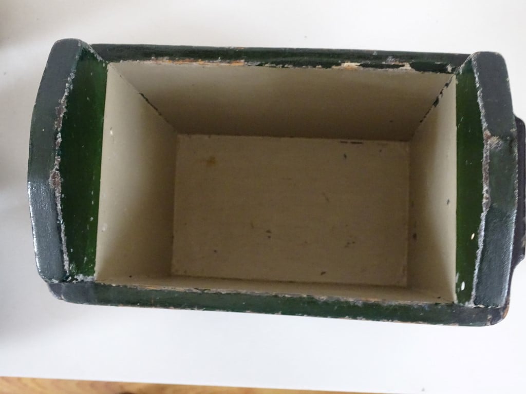 OPRUIMING Handig decoratief Vintage Militair houten Kistje Kist hout