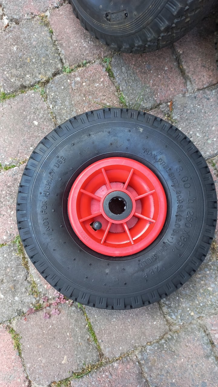Bolderkar wielen