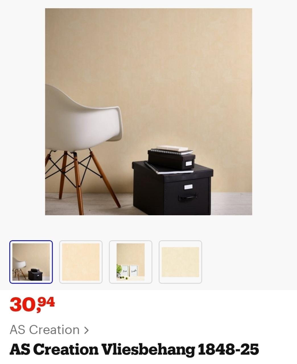 Behang 11 rollen (beige/zandkleurig)