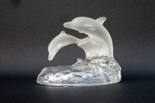 Cristal d' Arques - Kristallen beeldjes Zeedieren en Paarden