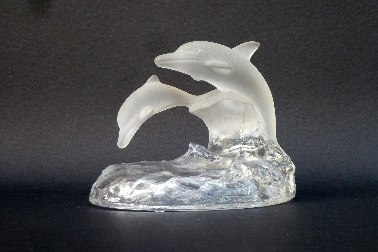 Cristal d' Arques - Kristallen beeldjes Zeedieren en Paarden