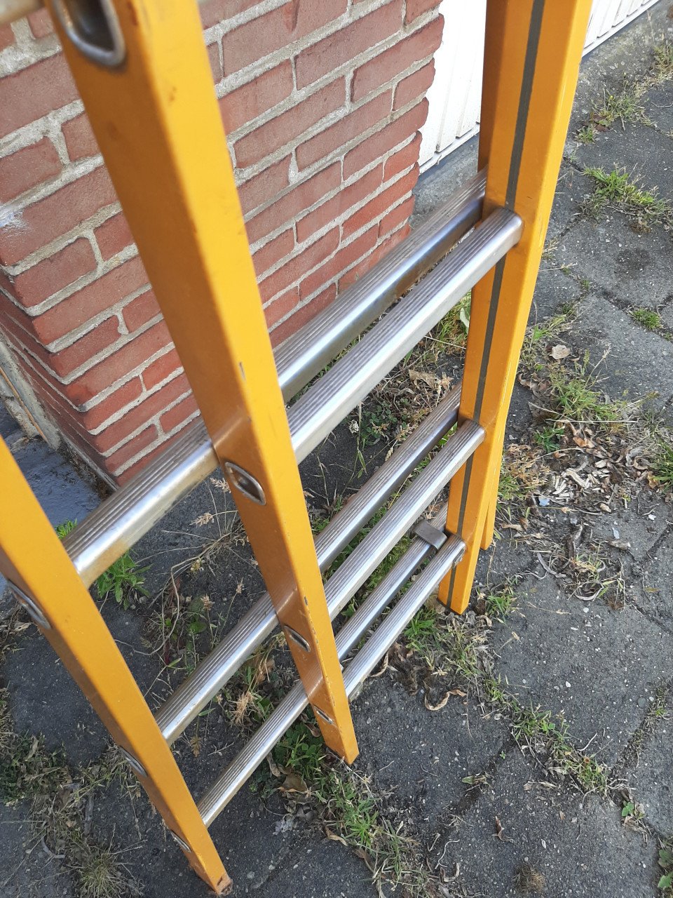 Schuifladder als nieuw