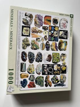 Puzzel mineralen - 1000 stukjes nieuw