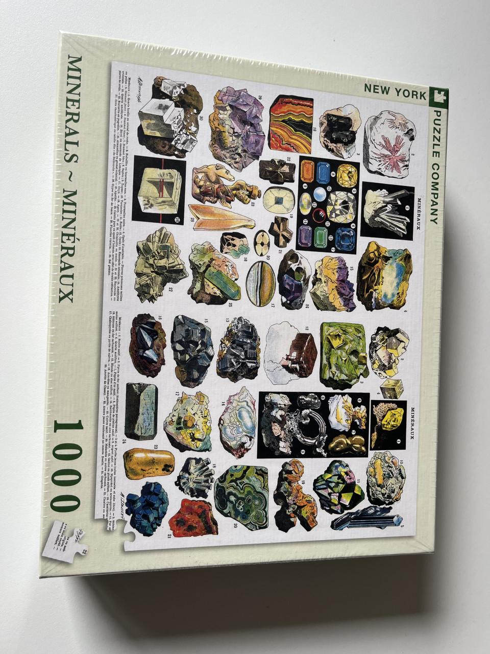 Puzzel mineralen - 1000 stukjes nieuw