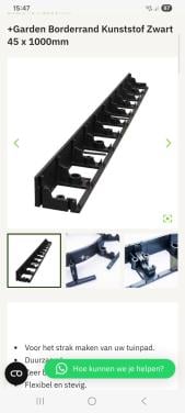 Kunststof borderrand (145 stuks)