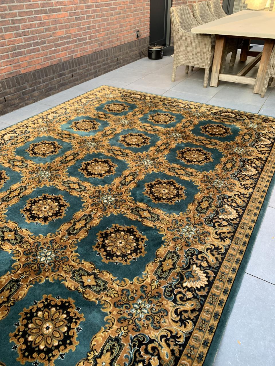 ✨Schitterend Sfeervol Groot Vintage Vloerkleed Zuiver Scheerwol✨