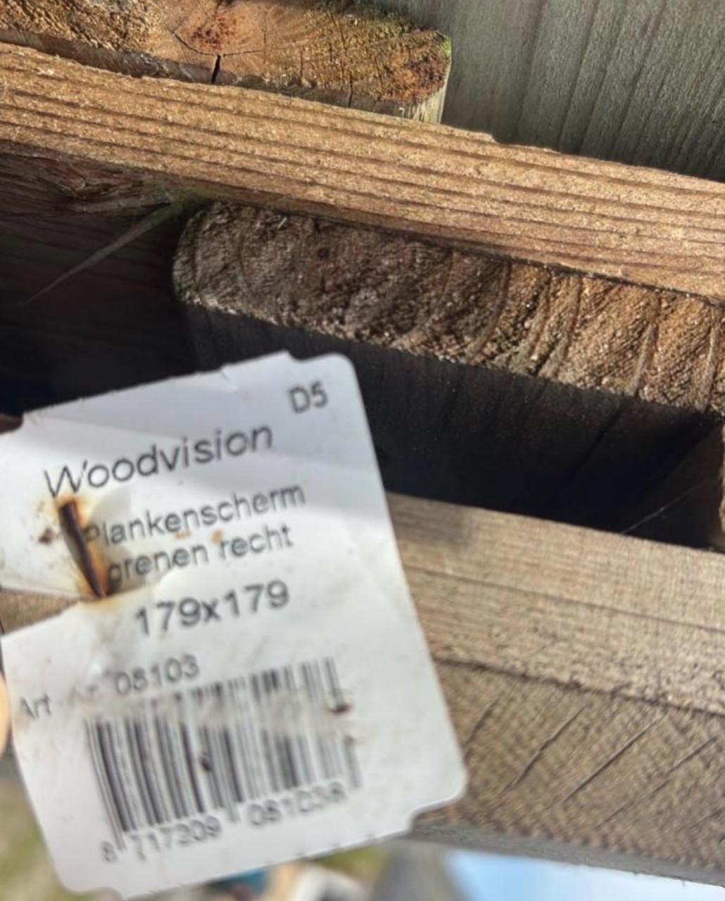 Tuinschermen. 75,- alles