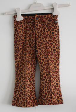 Luipaard print broekje  maat 92-98