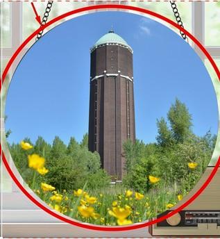 Raamhanger watertoren Axel ( zonder rode rand )