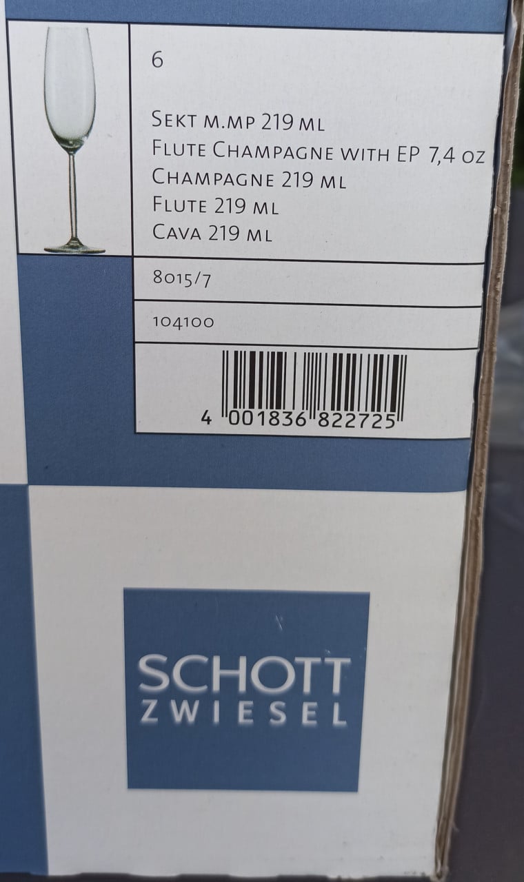 Schott Zwiesel - Diva - 5 Champagne flute - 25 cm