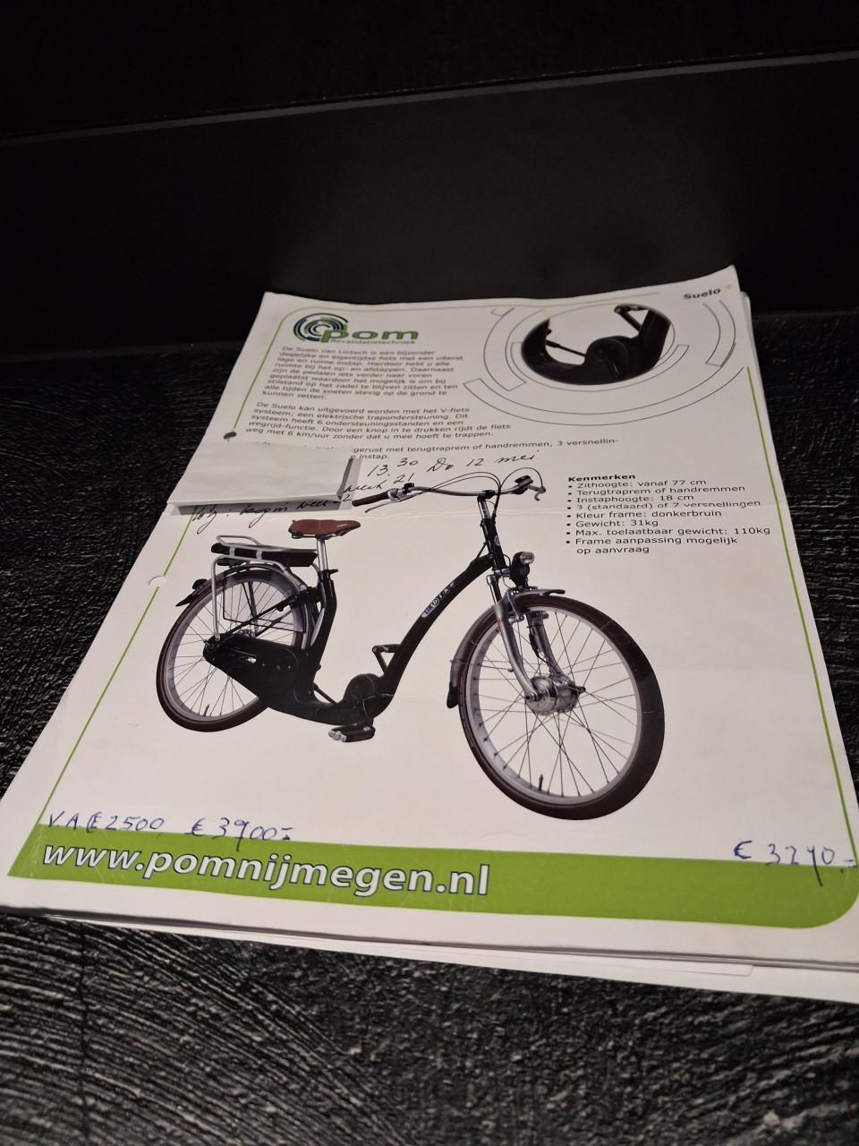 Ebike met extra lage instap