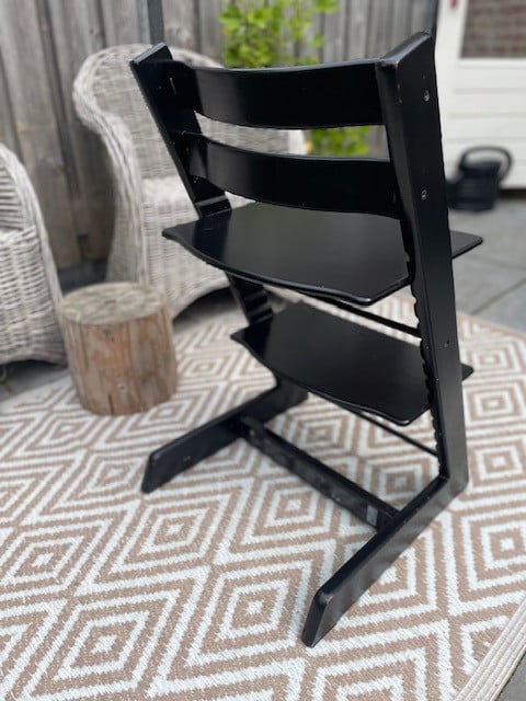 Mooie Stokke Tripp Trapp stoel zwart