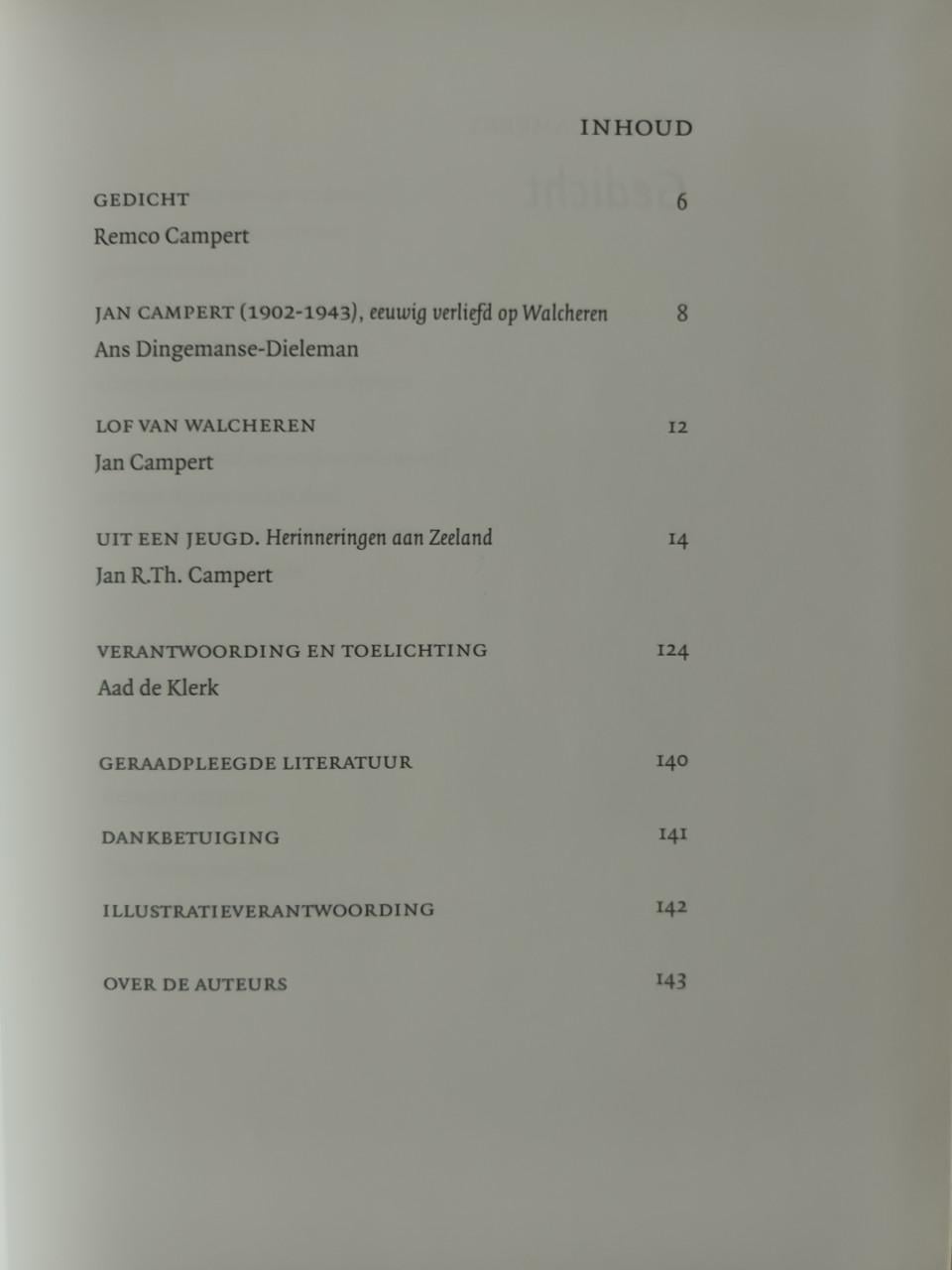 Herinneringen aan Zeeland; uit een jeugd